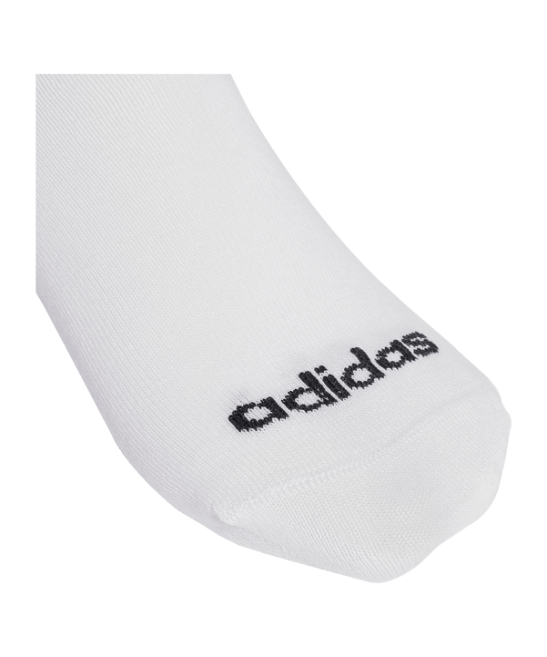 adidas Linear Crew Cushioned 6 Pair Socken Weiß - weiss