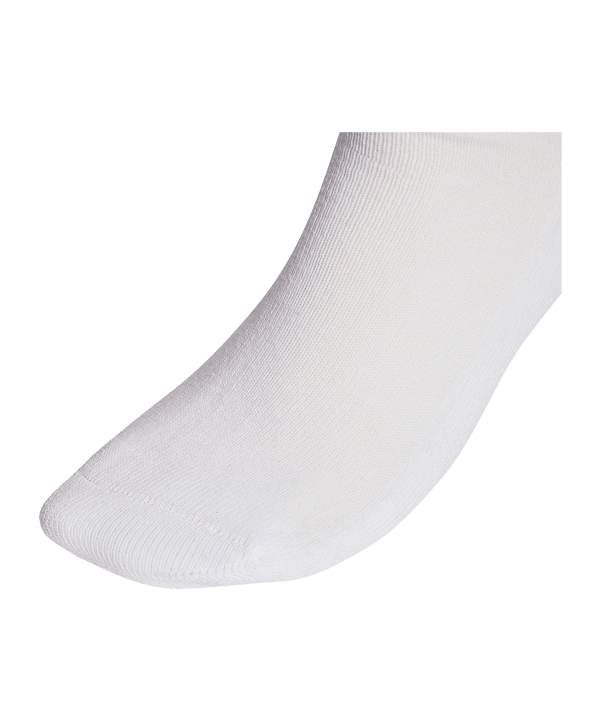 adidas Linear Crew Cushioned 6 Pair Socken Weiß - weiss