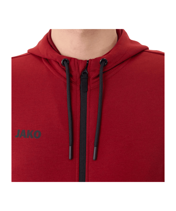 JAKO Premium Basic Veste à capuche Rouge C001 - rouge
