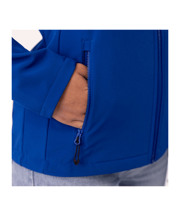 JAKO Team Giacca softshell Donna Blu C04 - blu
