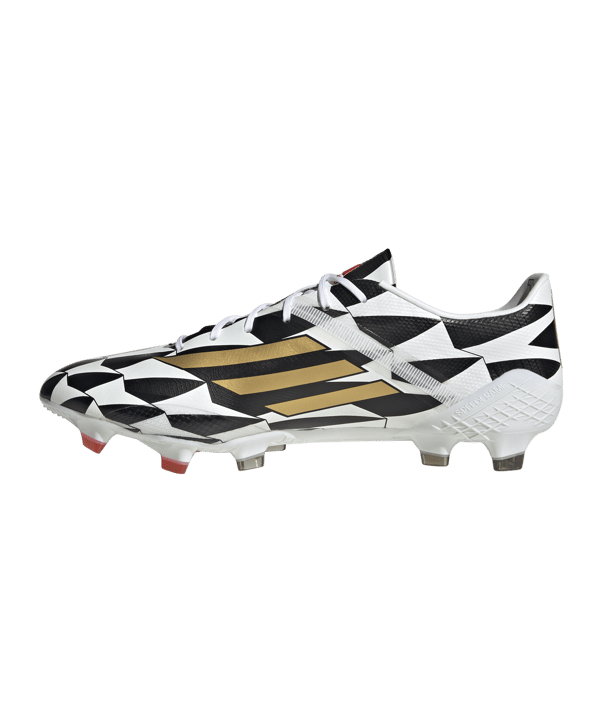 adidas F50 Adizero IV FG Speed Legacy Weiss Gold Rot - weiss