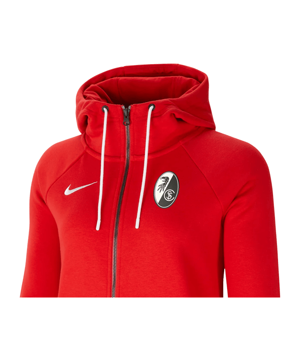 Nike SC Freiburg Sweatjacke Damen Rot F657 - rot