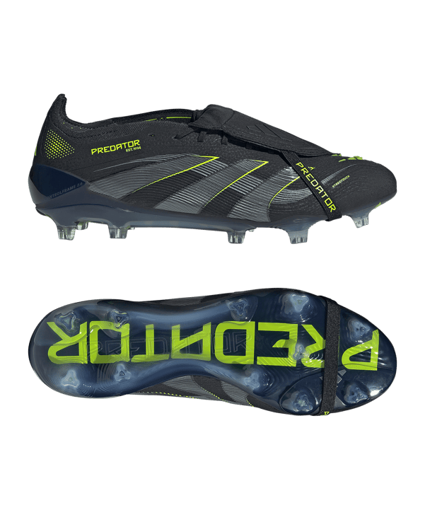 adidas Predator Elite FT FG Electric Stealth Schwarz - schwarz