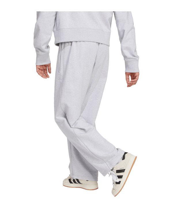 adidas Originals Essential Wide Jogginghose Grau - grau