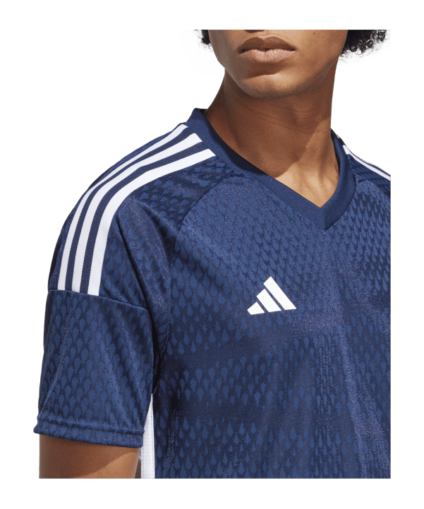 adidas Tiro 23 Competition Match Trikot Blau Weiss - dunkelblau