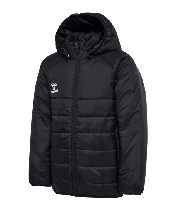 Hummel hmlGO Quilted Kapuzenjacke Kids F2001 - schwarz