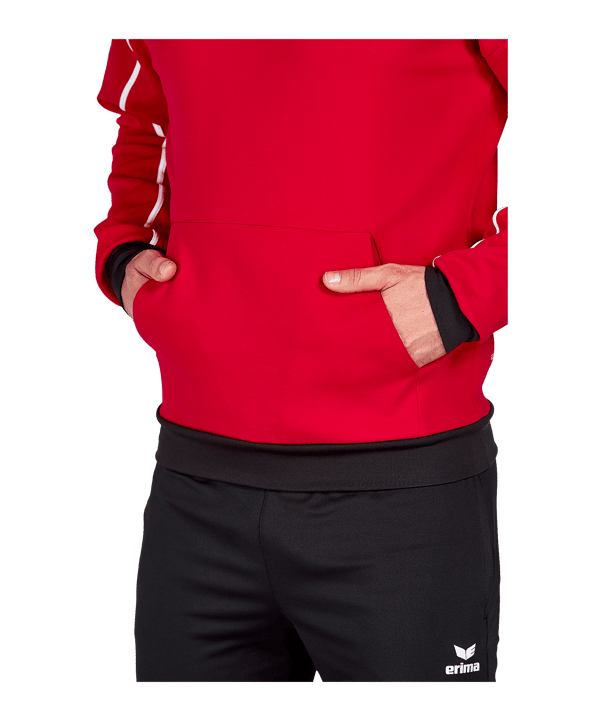 Erima Change by Hoody Rot Schwarz - rot