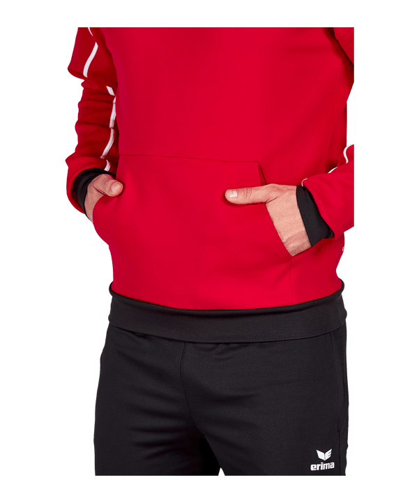 Erima Change by Hoody Rot Schwarz - rot