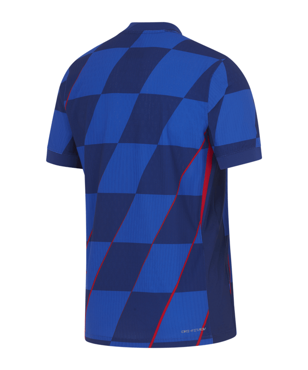Nike Kroatien Authentic Trikot Away EM 2024 Blau Weiss F405 - blau
