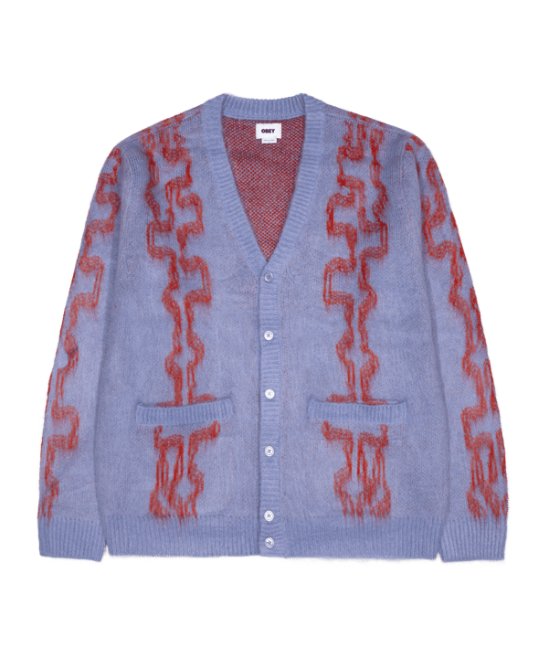 Obey Temple Cardigan Lila - lila