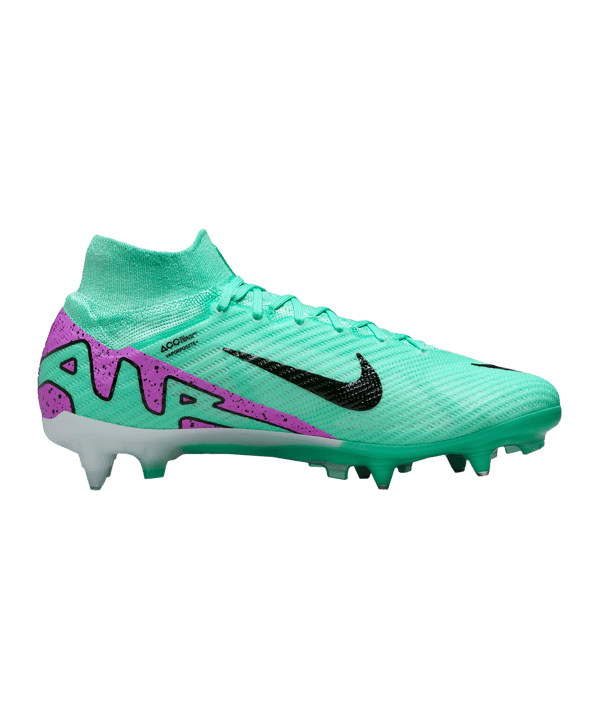 Nike Air Zoom Mercurial Superfly IX Elite SG-Pro AC Peak Ready Grün Pink Schwarz F300 - gruen