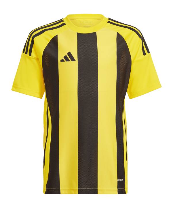 adidas Striped 24 Trikot Kids Gelb Schwarz - gelb