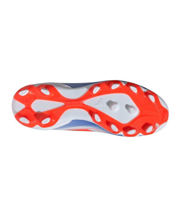 adidas F50 League MG Advancement Kids Weiss Rot - weiss