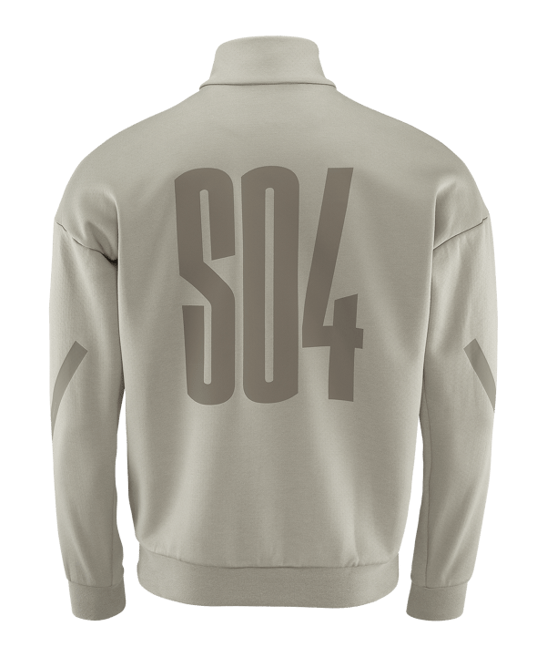 adidas FC Schalke 04 HalfZip Sweatshirt Beige - beige