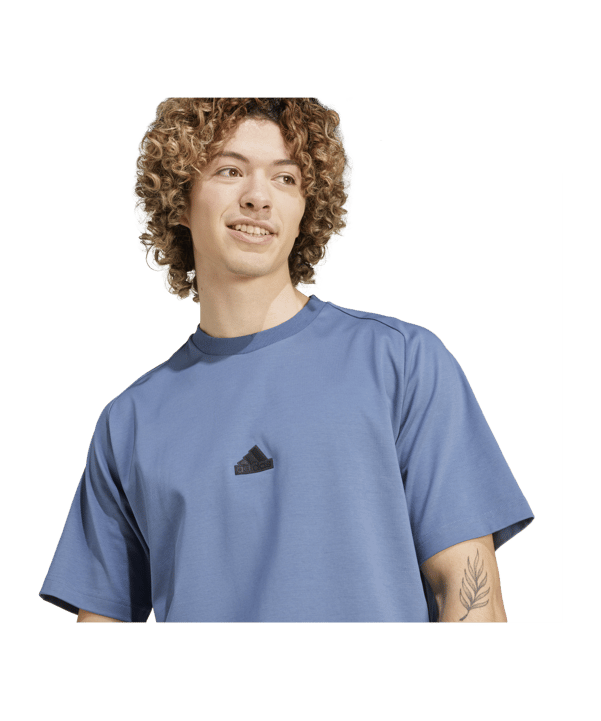 adidas Z.N.E. T-Shirt Blau - blau