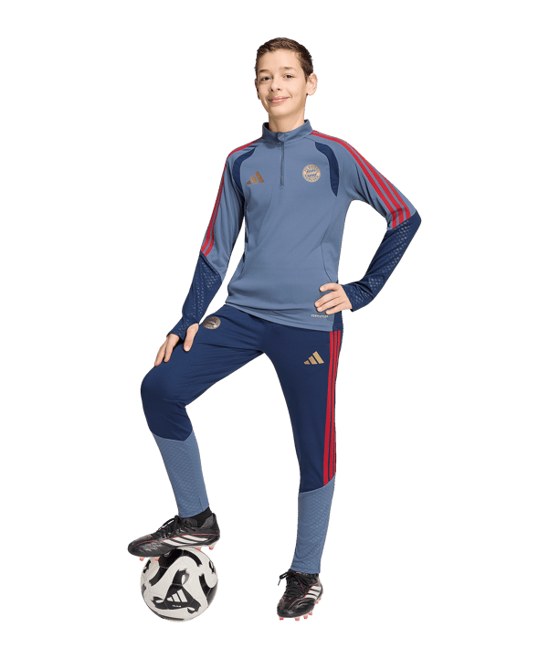 adidas FC Bayern München Trainingshose Kids Blau - blau