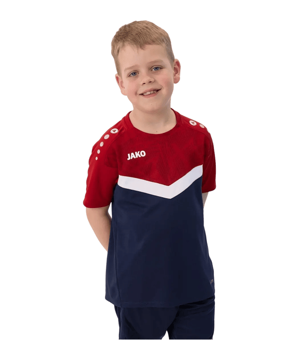 JAKO Iconic T-Shirt Kids Blau Rot F901