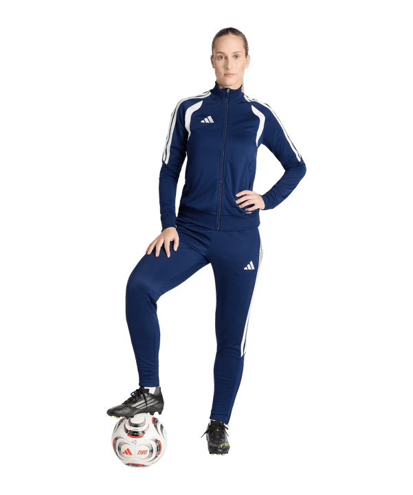 adidas Tiro 26 League Trainingshose Damen Dunkelblau - weiss
