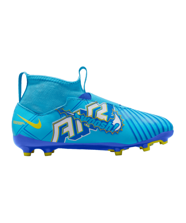 Nike Jr Air Zoom Mercurial Superfly IX Academy FG/MG Mbappe Signature Kids Blau F400 - blau
