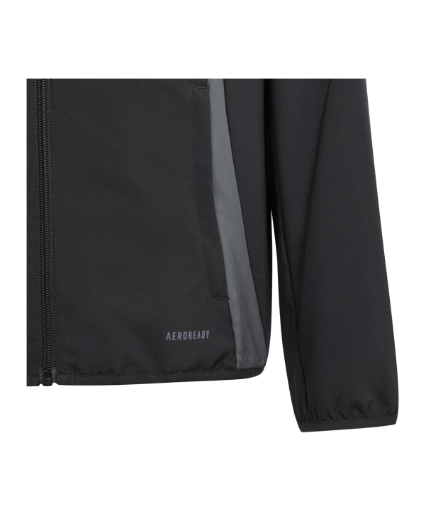 adidas Tiro 24 Competition Präsentationsjacke Kids Schwarz - schwarz