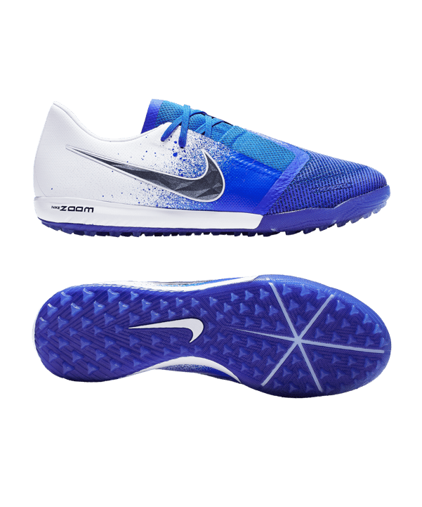 Nike Zoom Phantom Venom Pro TF Weiss Blau F104 - weiss