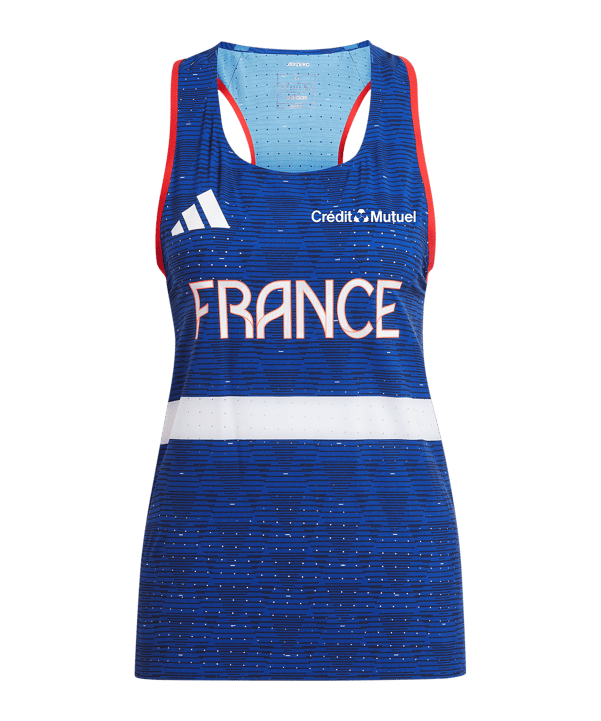 adidas Team Tanktop Damen Blau - blau