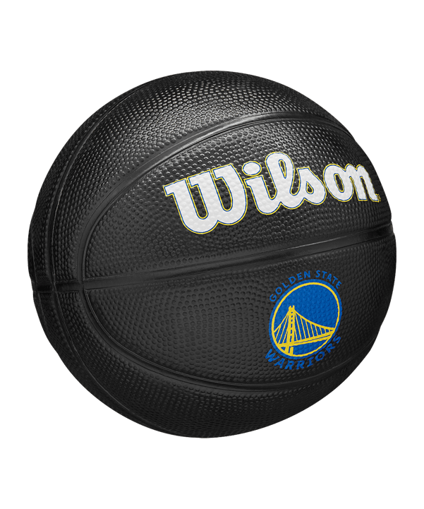 Wilson NBA Golden State Warriors Team Tribute Mini Basketball Basketbal Zwart - zwart