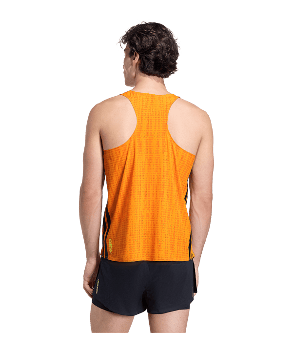 adidas Adizero Running Singlet T-Shirt Beige - beige