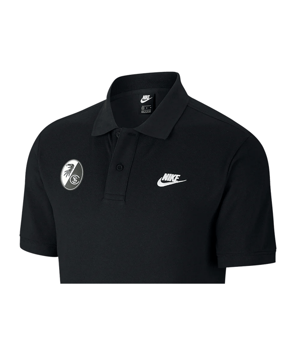 Nike SC Freiburg Poloshirt Schwarz F010 - schwarz