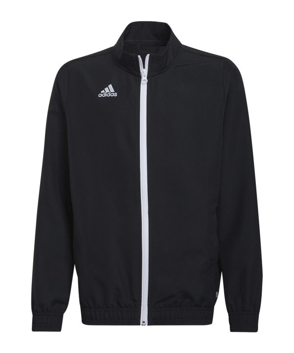 adidas Entrada 22 Präsentationsjacke Kids Schwarz - schwarz