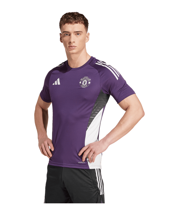 adidas Manchester United Competiton Trainingsshirt Lila - lila