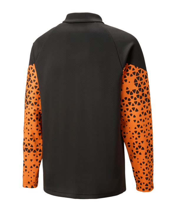 PUMA individualCUP HalfZip Sweatshirt Kids F50 - schwarz