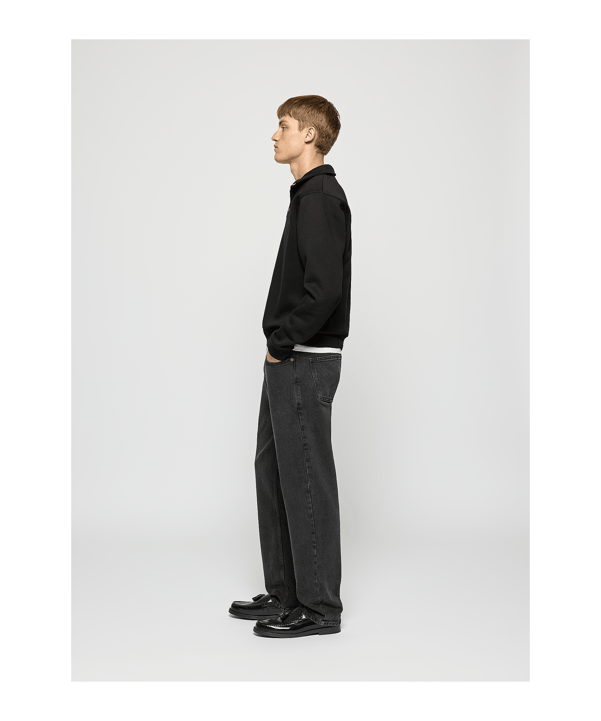 Burocs Essential Mock Neck Sweatshirt Noir - noir