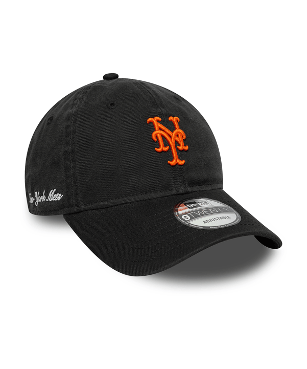 New Era Washed Script 9Twenty Neymet Cap Schwarz - schwarz