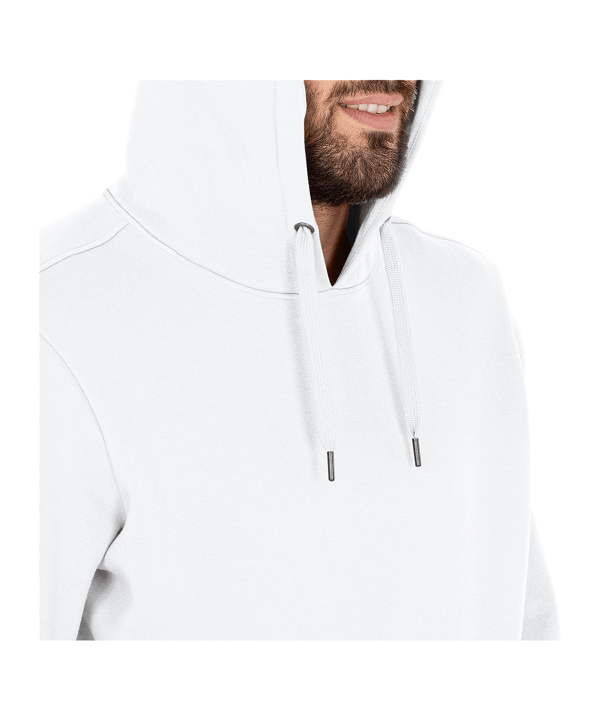 JAKO Organic Kapuzensweat Weiss F000 - weiss
