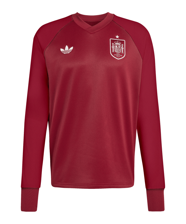 adidas FEF Spanien Prematch Sweatshirt WM 2026 Rot - rot