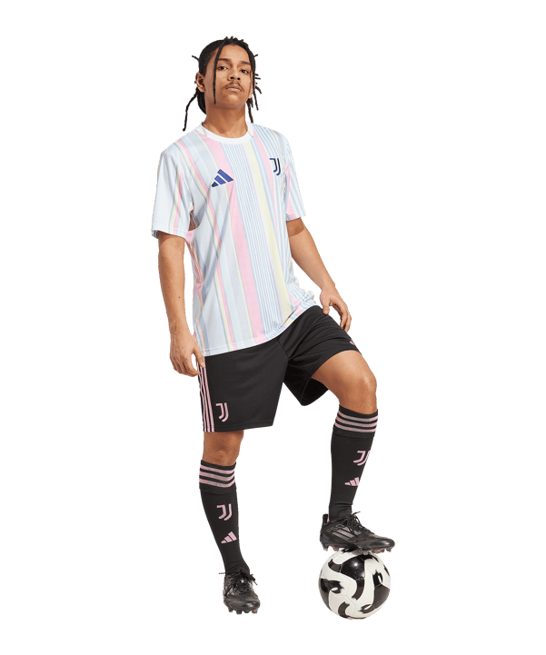 adidas Juventus Turin Prematch Trikot Weiß - weiss