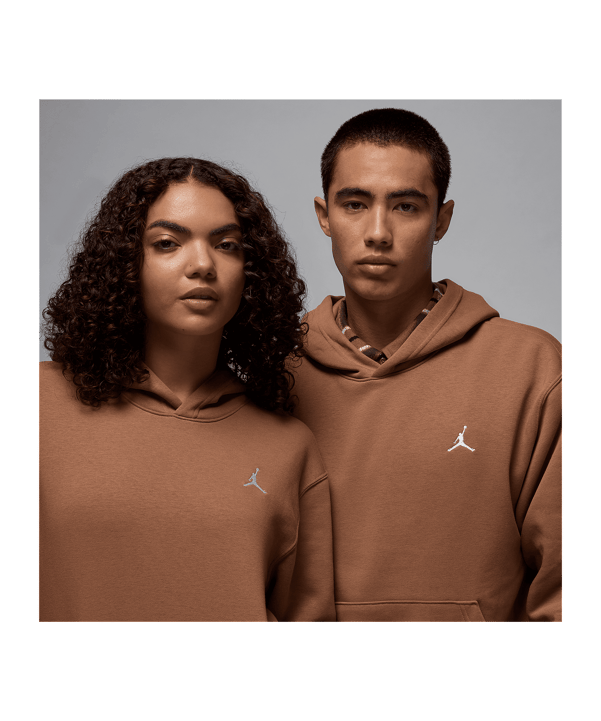 Jordan Brooklyn Fleece Hoody Braun F223 - braun