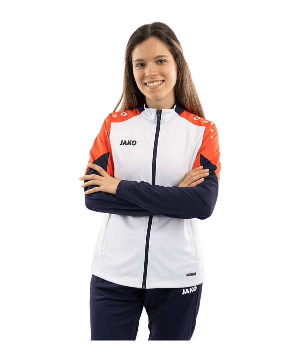 JAKO Dynamic Trainingsjacke Damen Weiß F026 - weiss