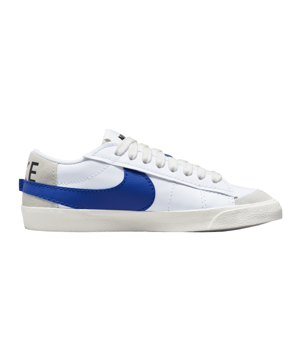 Nike Blazer Low 77 Jumbo Weiss Blau F100 - weiss