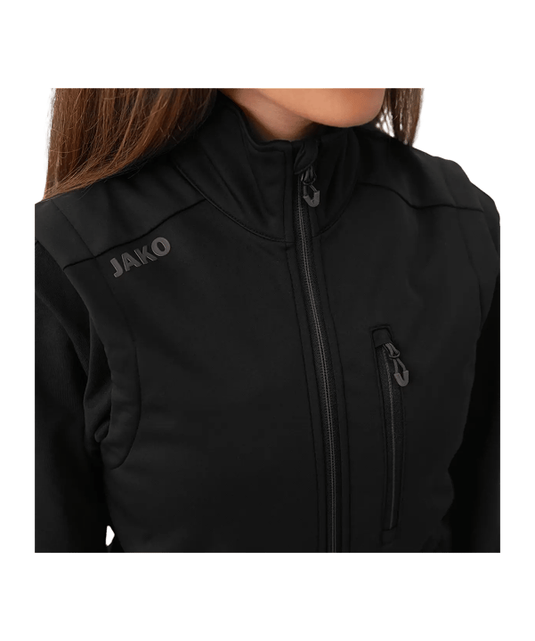 JAKO Premium Softshellweste Damen Schwarz F800 - schwarz