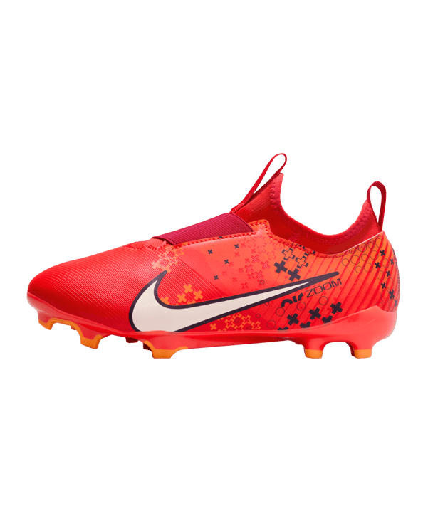 Nike Jr Air Zoom Mercurial Vapor XV Academy FG/MG Dream Speed 7 Kids Rot Weiss Orange F600 - rot