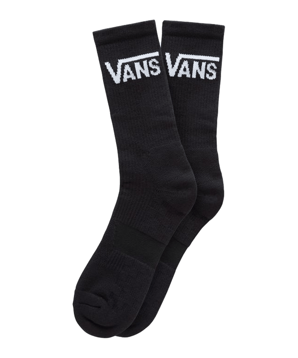 Vans Skate Crew Socken Schwarz Weiss - schwarz