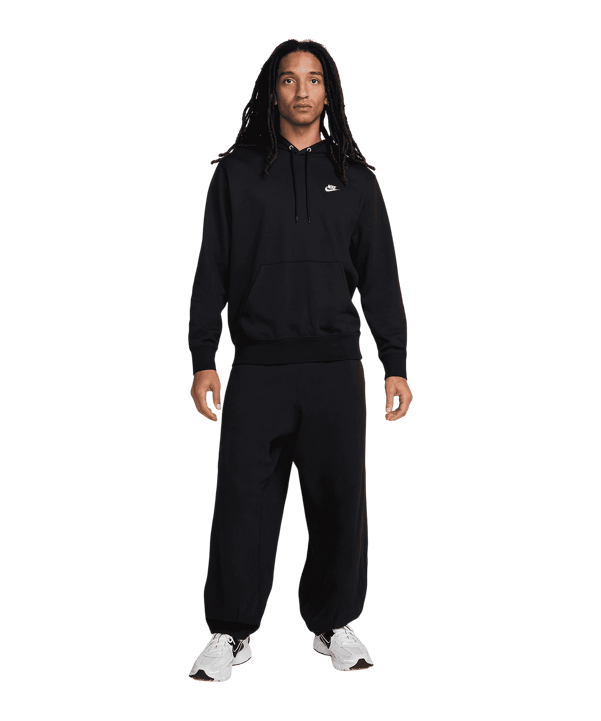 Nike Club Hoody Schwarz F010 - schwarz