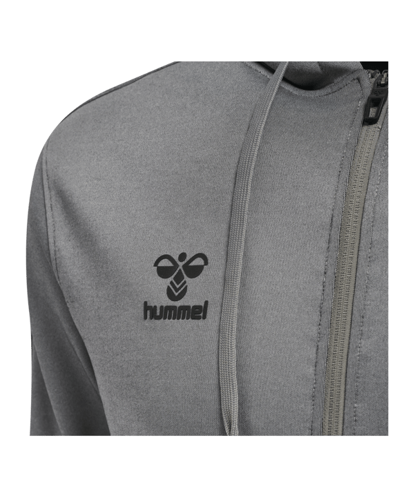 Hummel hmlCORE XK Kapuzenjacke Grau F2006 - grau