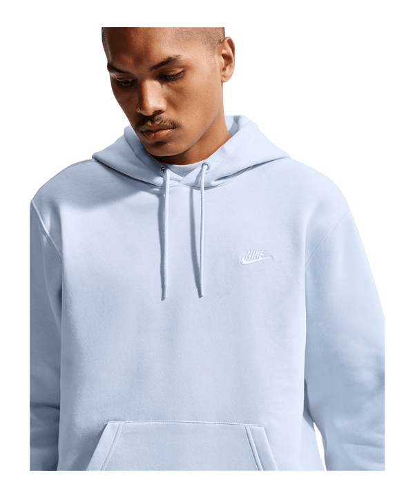 Nike Club Hoody Blauw K407 - blauw