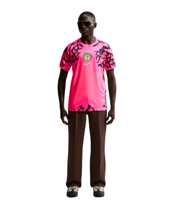 Nike NFF Nigeria Torwarttrikot WM 2026 Rosa F645 - rosa