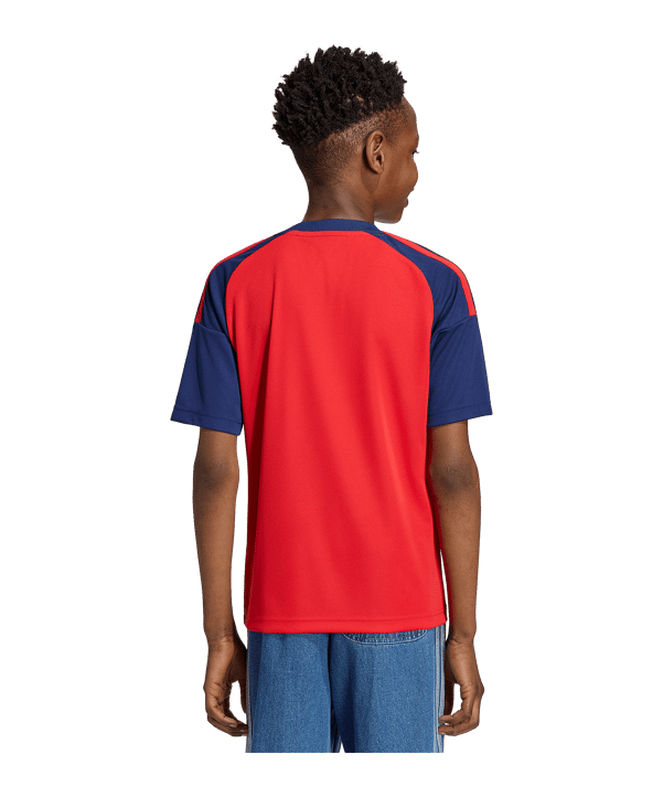 adidas FEF Spanien Fan Trikot Home WM 2026 Kids Rot - rot