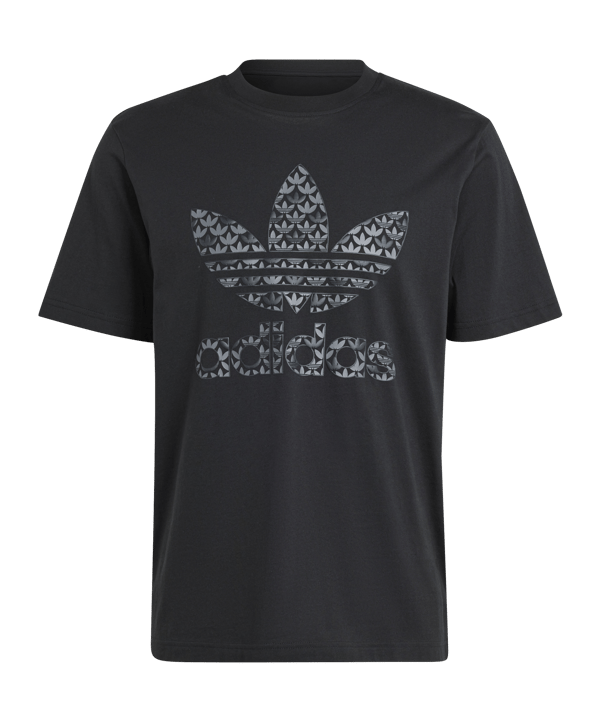 adidas Originals Monogram Graphic T-Shirt Schwarz - schwarz