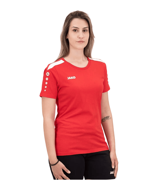 JAKO Power T-shirt Dames Rood K100 - rood